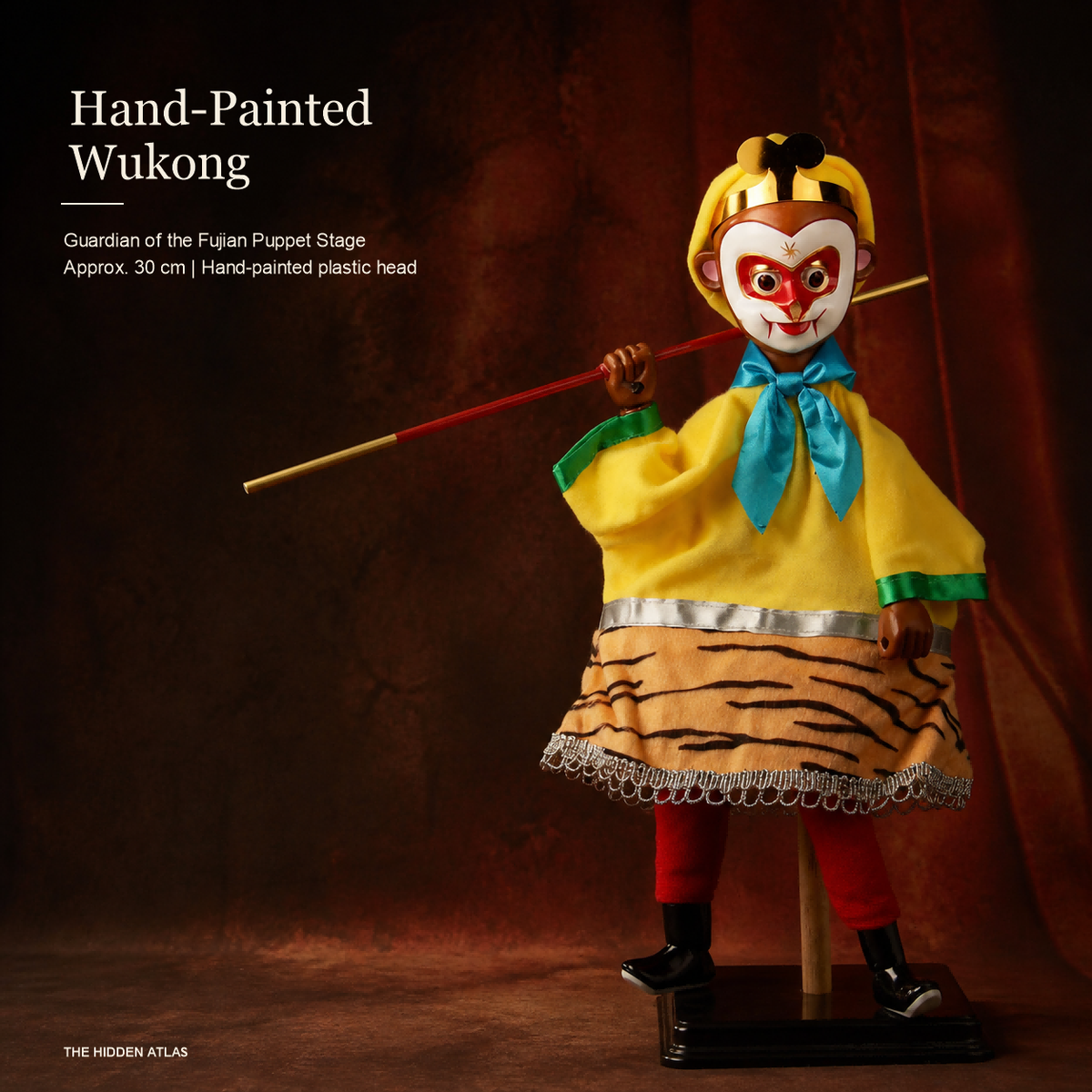 Hand-Painted Wukong — Guardian of the Fujian Puppet Stage