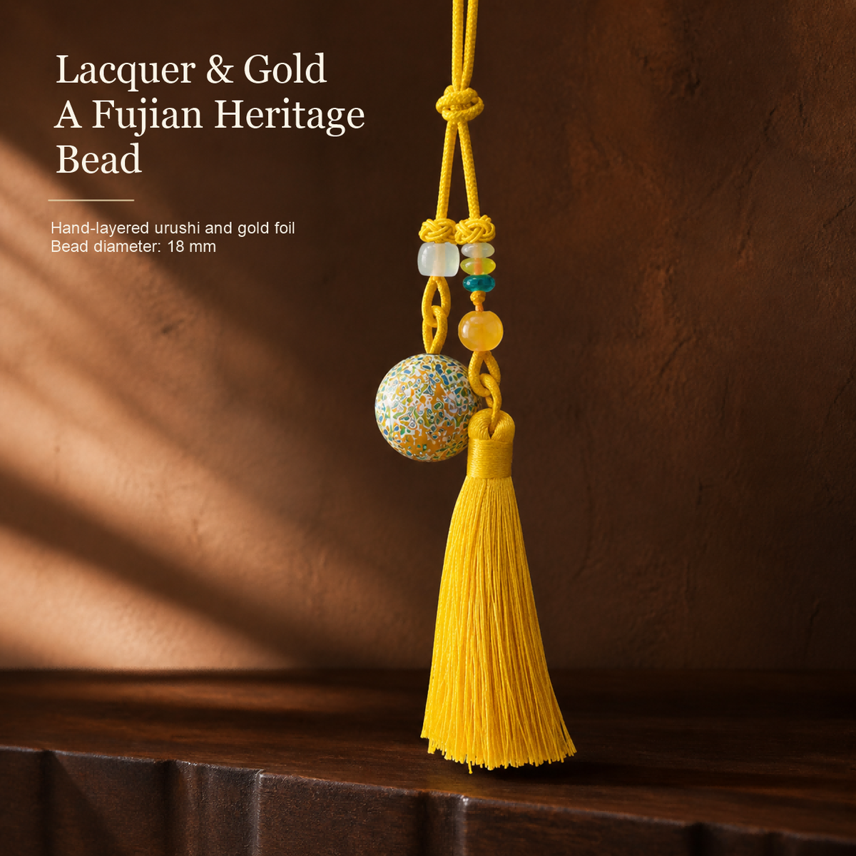 Lacquer & Gold — A Fujian Heritage Bead