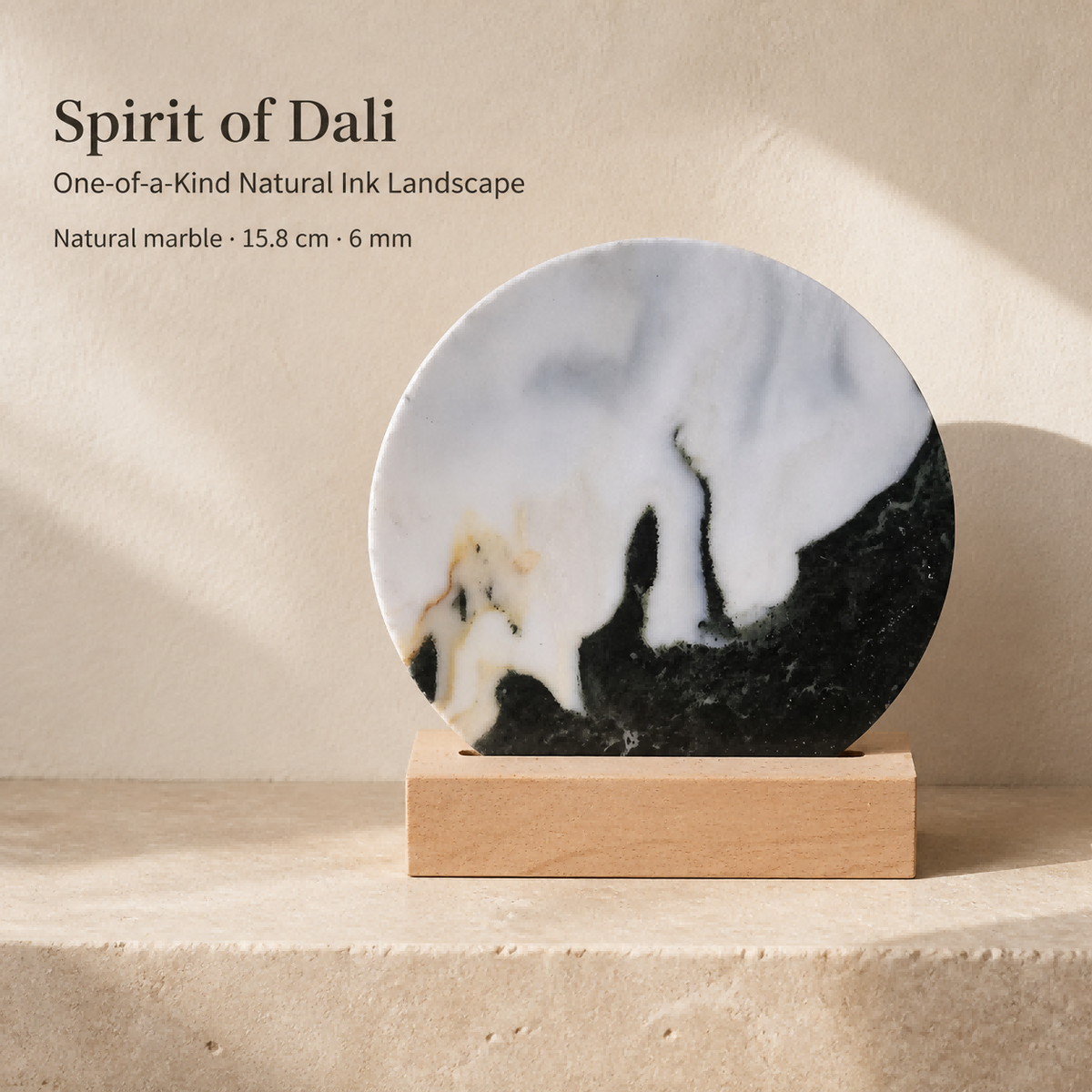 Spirit of Dali — One-of-a-Kind Natural Ink Landscape