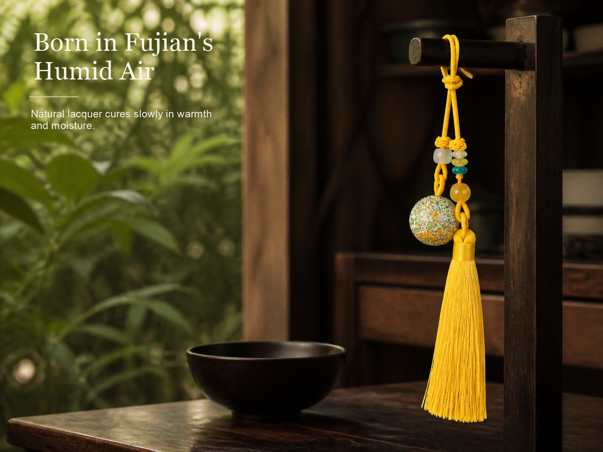 Lacquer & Gold — A Fujian Heritage Bead