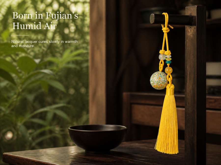 Lacquer & Gold — A Fujian Heritage Bead