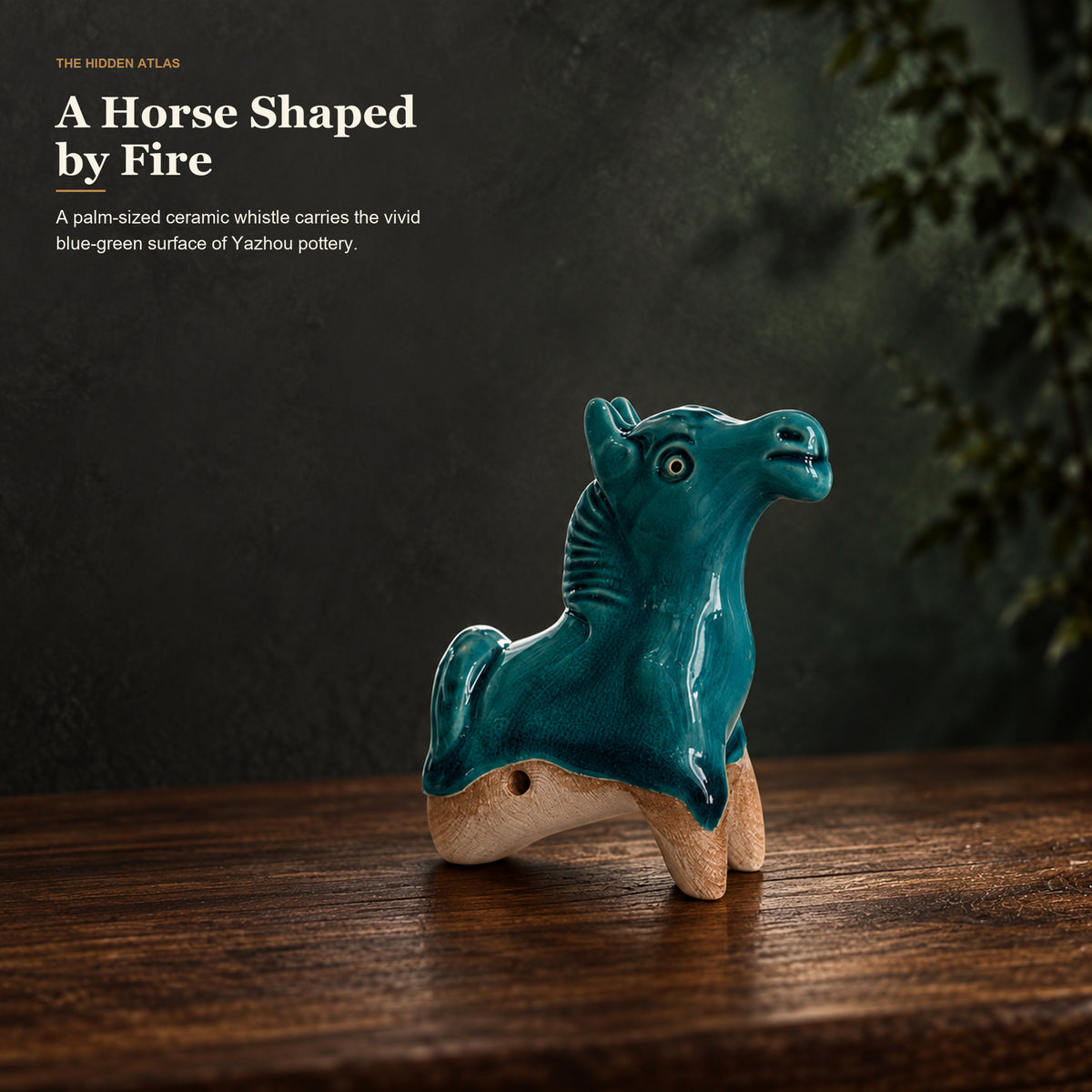 Yazhou Pottery Zodiac Horse Whistle