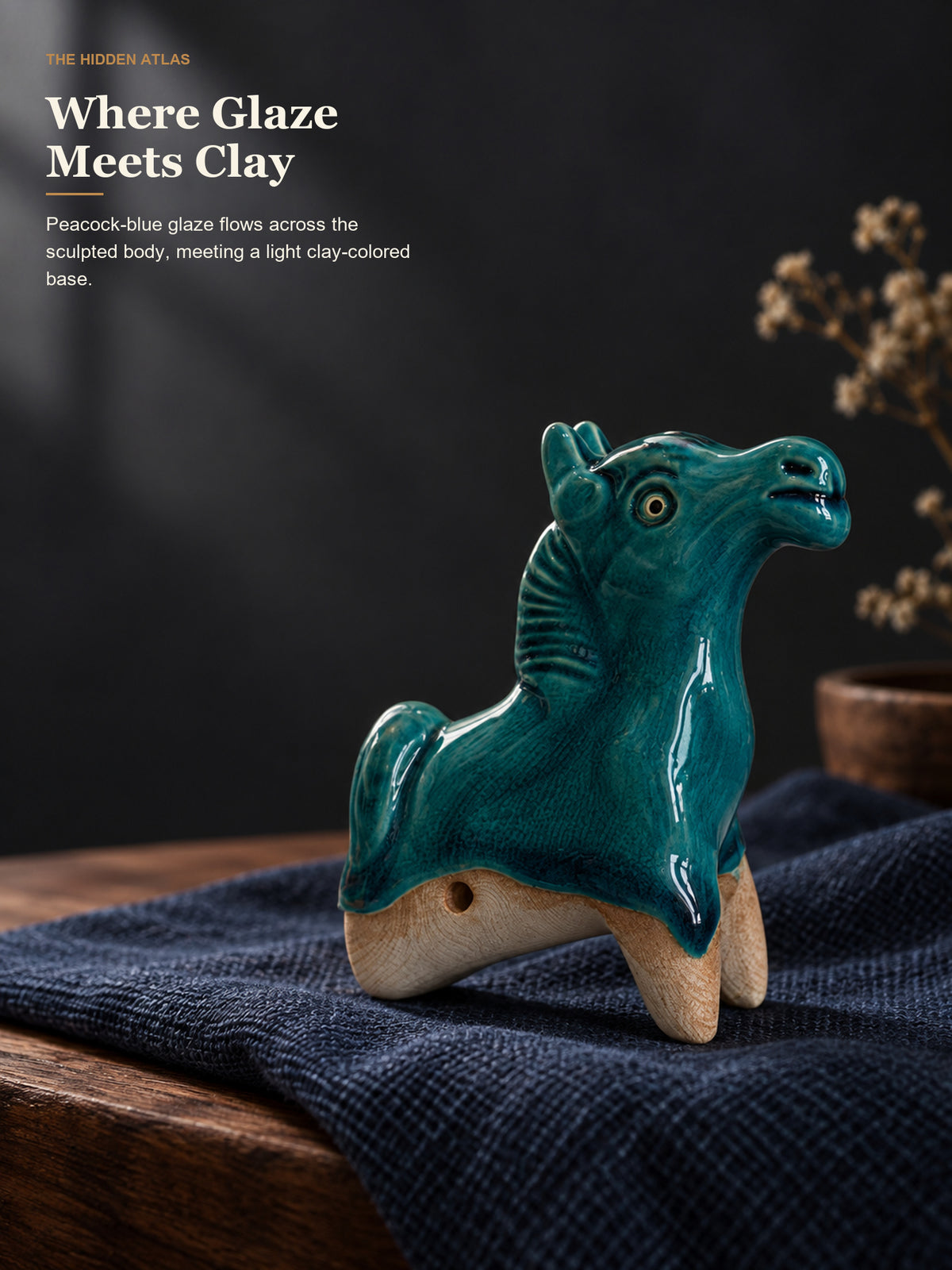 Yazhou Pottery Zodiac Horse Whistle