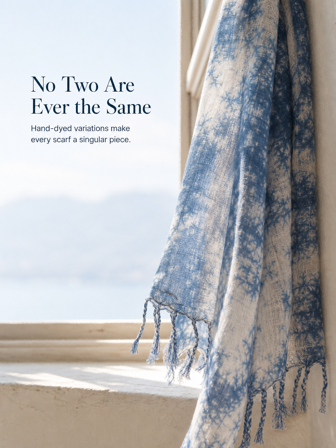 Artisan Hand-Dyed Scarf