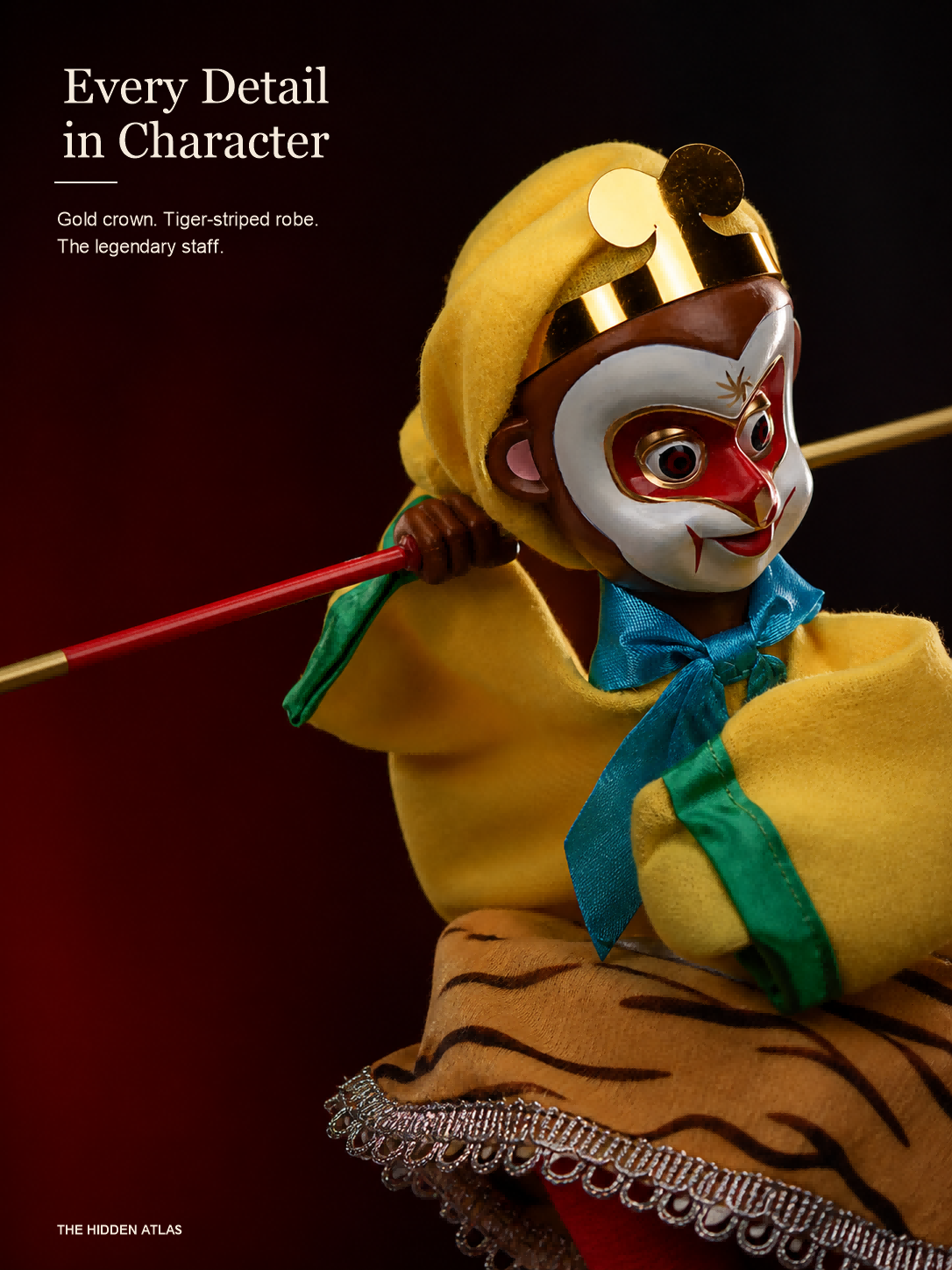 Hand-Painted Wukong — Guardian of the Fujian Puppet Stage