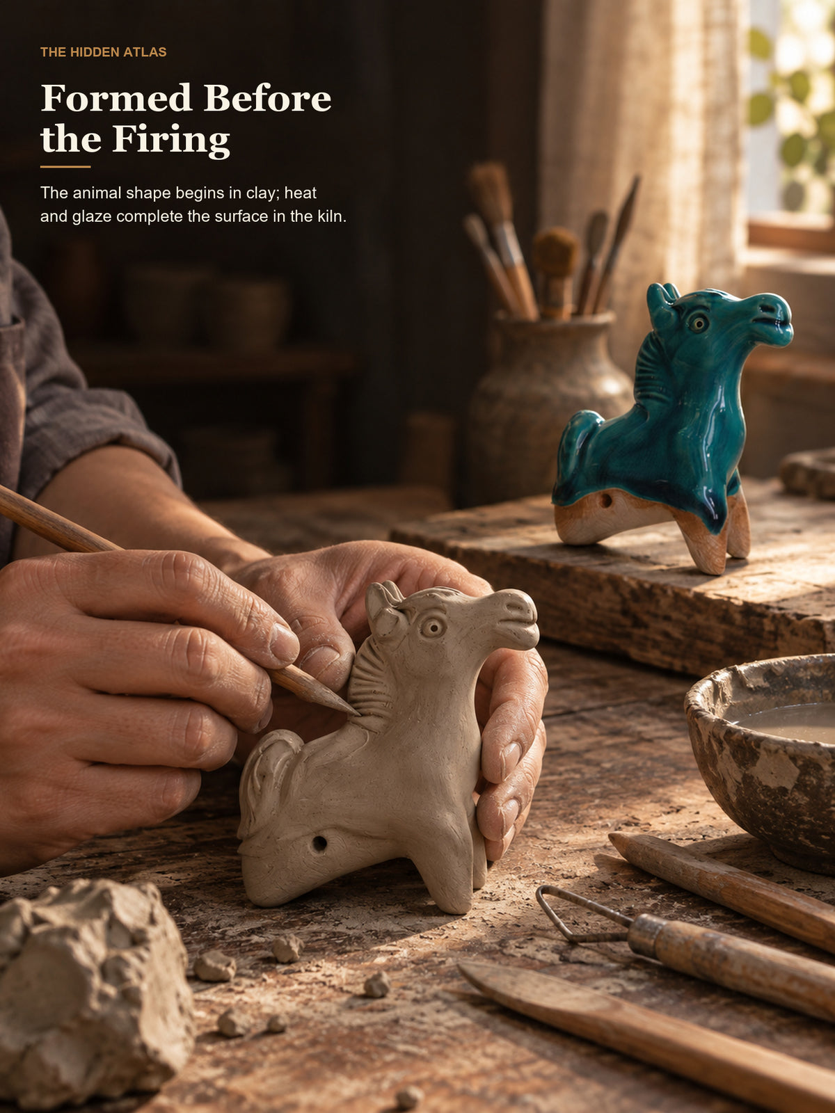 Yazhou Pottery Zodiac Horse Whistle