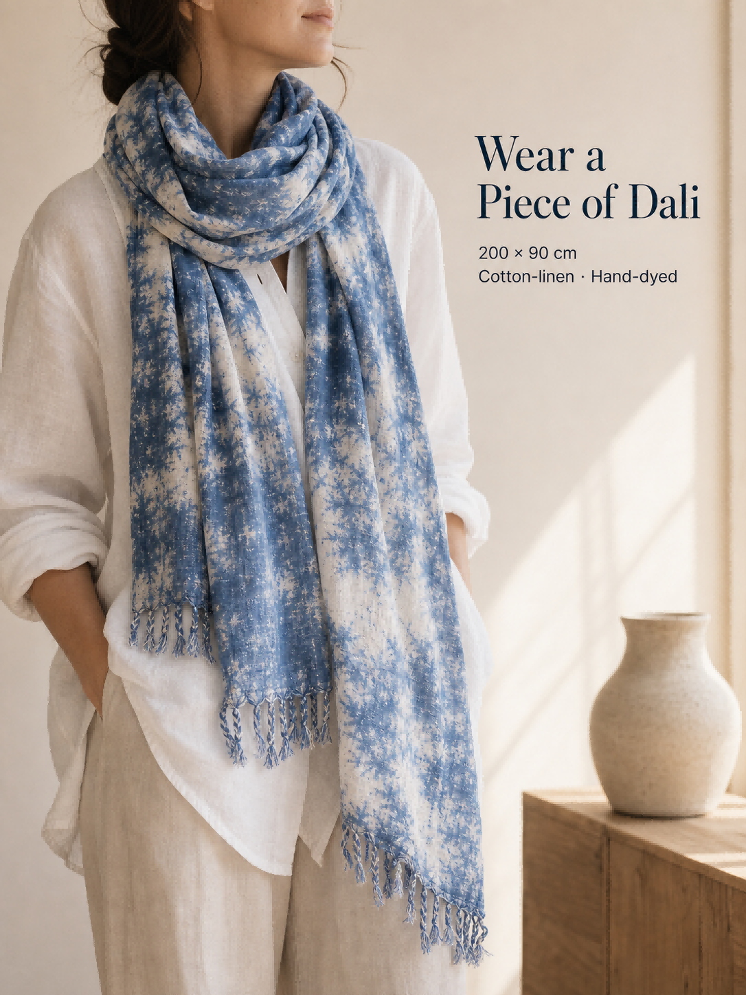 Artisan Hand-Dyed Scarf