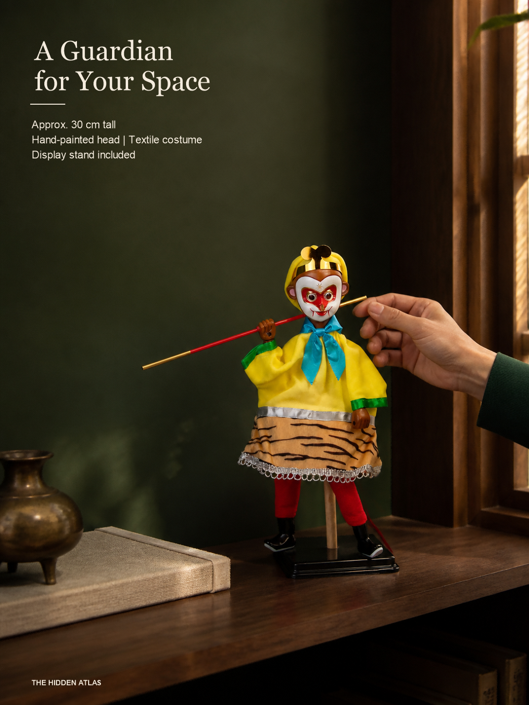 Hand-Painted Wukong — Guardian of the Fujian Puppet Stage