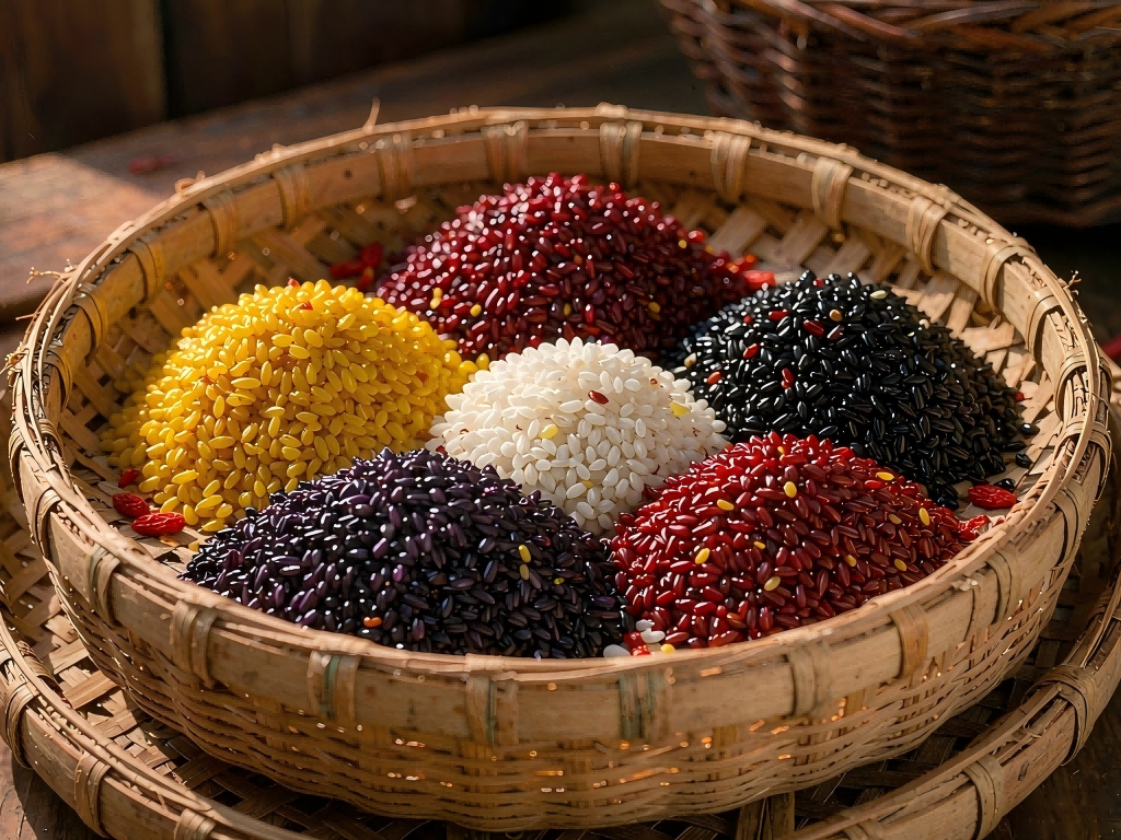 Five-Color Glutinous Rice
