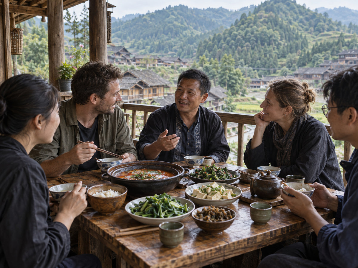 A Table Shaped by the Mountains