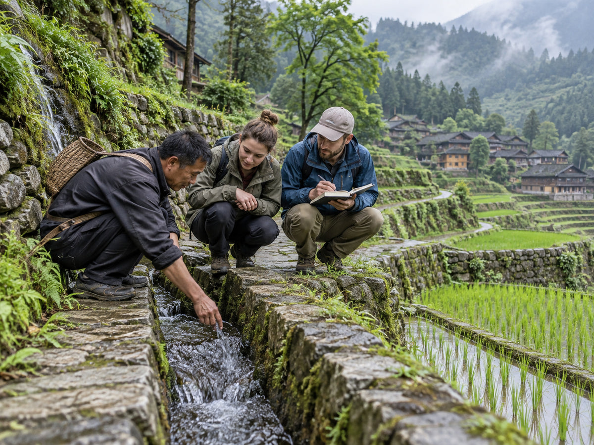 Following Water Through the Terraces